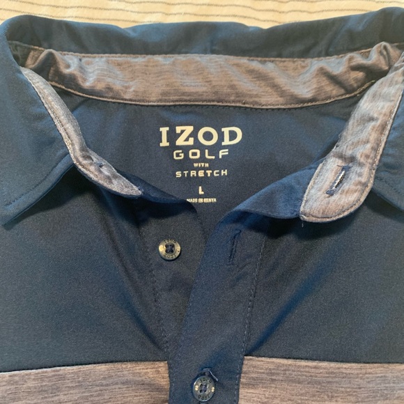 Izod Golf Shirt L - Picture 2 of 7